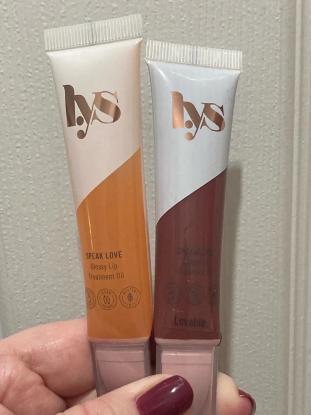 LYS Speak Love Glossy Lip Treatment Oil Duo